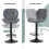 MCC (GREY) Set of 2 Height Adjustable Kitchen BarStool Stella 5
