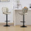 MCC (BROWN) Set of 2 Height Adjustable Kitchen BarStool Stella 3
