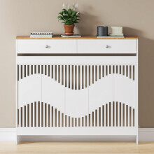 Radiator Cover with Drawers, H: 96 W: 109 D: 19 cm