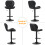 MCC (BLACK) Set of 2 Height Adjustable Kitchen BarStool Stella 7
