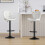 MCC (CREAM) Set of 2 Height Adjustable Kitchen BarStool Stella 3