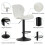 MCC (CREAM) Set of 2 Height Adjustable Kitchen BarStool Stella 5