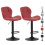 MCC (RED) Set of 2 Height Adjustable Kitchen BarStool Stella 1