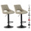 MCC (BROWN) Set of 2 Height Adjustable Kitchen BarStool Stacey 1