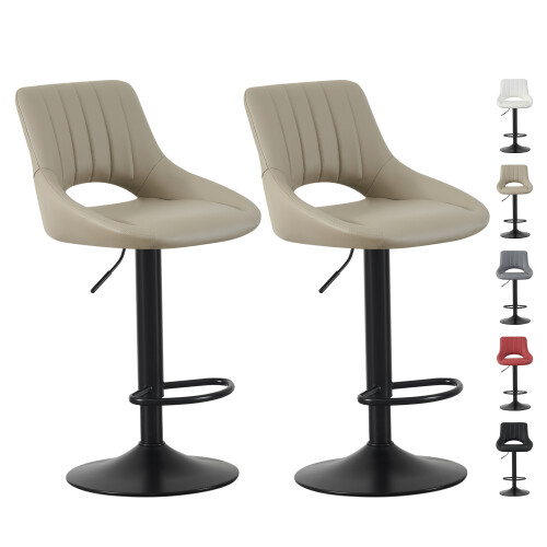 MCC (BROWN) Set of 2 Height Adjustable Kitchen BarStool Stacey