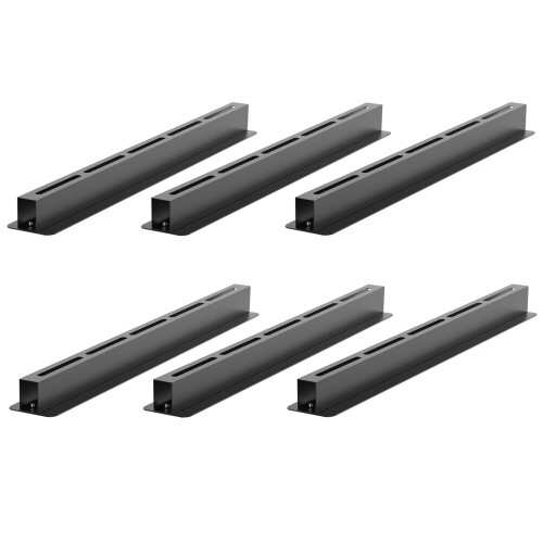 Gr8 Home Overhead 6 Pcs Storage Bin Rack Brackets Garage Ceiling Rail Organiser 1