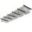 Gr8 Home Overhead 6 Pcs Storage Bin Rack Brackets Garage Ceiling Rail Organiser 1