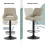 MCC (BROWN) Set of 2 Height Adjustable Kitchen BarStool Stacey 5