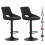 MCC (BLACK) Set of 2 Height Adjustable Kitchen BarStool Stacey 1