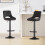 MCC (BLACK) Set of 2 Height Adjustable Kitchen BarStool Stacey 3