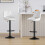 MCC (CREAM) Set of 2 Height Adjustable Kitchen BarStool Stacey 3