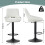 MCC (CREAM) Set of 2 Height Adjustable Kitchen BarStool Stacey 4