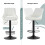 MCC (CREAM) Set of 2 Height Adjustable Kitchen BarStool Stacey 5
