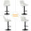 MCC (CREAM) Set of 2 Height Adjustable Kitchen BarStool Stacey 7