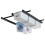 Gr8 Home Overhead Adjustable Storage Bin Rack Brackets Ceiling Rail Organiser 4