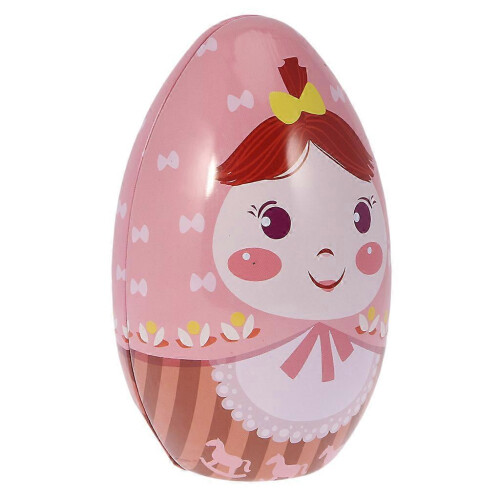 (N155, One size) Easter Egg Candy Storage Case Cookies Seeds Tea Holder Tin Box Yes I Do #2 2