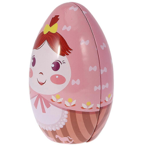 (N155, One size) Easter Egg Candy Storage Case Cookies Seeds Tea Holder Tin Box Yes I Do #2 1