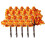 (7cm, One size) Iron Trees Model With Red Flower Tree Model Train Landscape Scenery 7cm 4