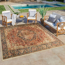 (120 x 170 cm , Majestic) Traditional Large Rugs Nonslip Living Room Bedroom Carpets Kitchen Hallway Runner Rug & Door Mats