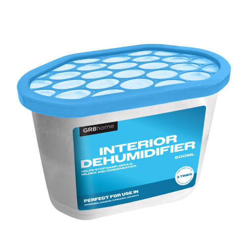 Gr8 Home 10 x 500ml Dehumidifier Interior Damp Mould Moisture Mildew Remover 2