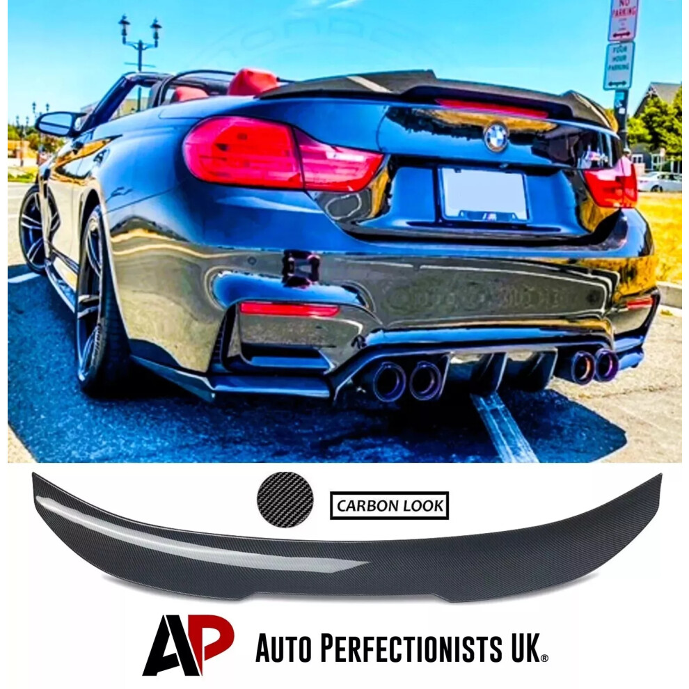 For Bmw 4 Series Convertible F33 High Kick Rear Psm Ducktail Spoiler 5061072662799
