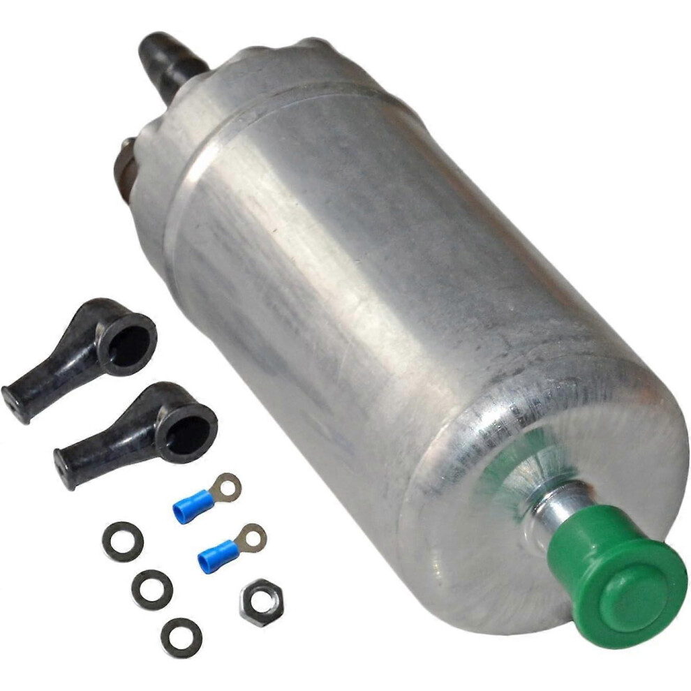 (As Show, One Size) High Pressure Fuel Pump, Universal 12V Inline Petrol Diesel Fuel Transfer Pump Replacement 4633503790886