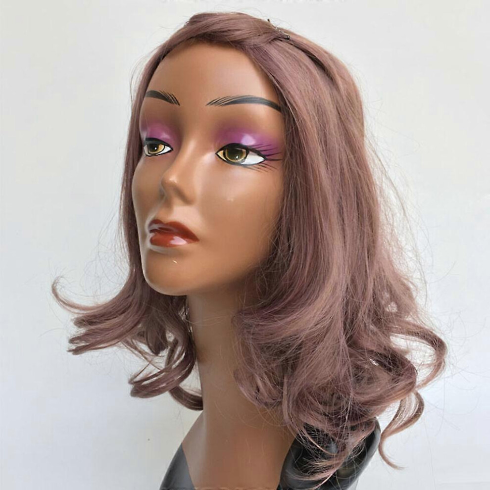 Unisex Red (, One Size) Autonomous Cosmetology Female Wig Mannequin Hat Scarf