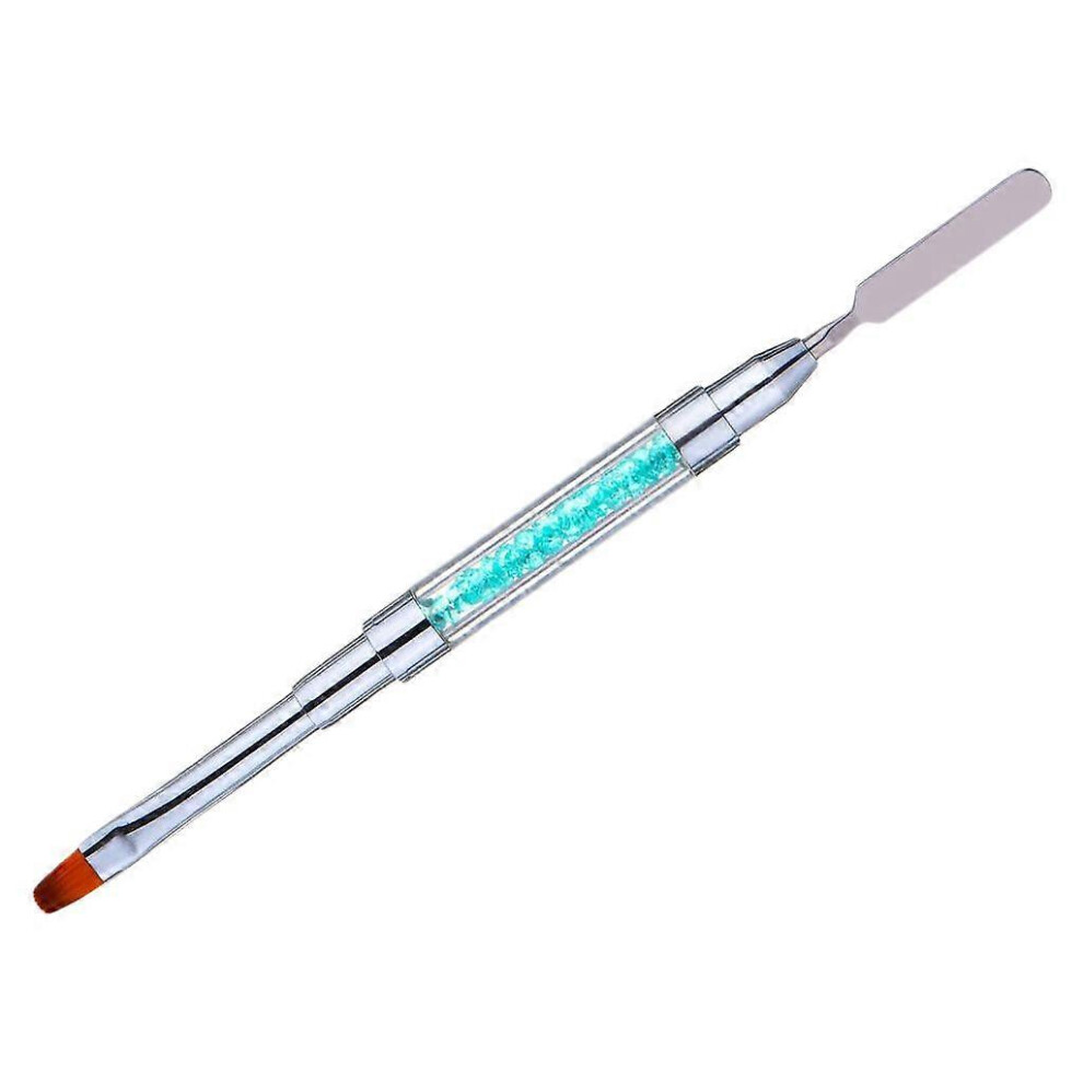 (Clear, One size) Manicure DIY  Brush Poly Acrylic UV Gel Nail Extensions Design Pen - Blue, 17 x 1 x 1cm-image-OPC-PHSRSNW-NEW