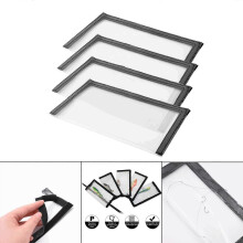 (As show, One size) 4Pcs Large Fishing Lure Cover Protectors Durable & Clear for Spinner Baits Boat Carpeting