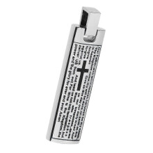 (As show, One size) Pet Dog Cat Paw Cross Cremation Pet Ashes Funeral Memorial Jewellery Urn Pendant - Christian Cross
