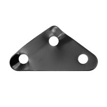 10pcs Outdoor Aluminum Alloy Triangle Buckle Tent Canopy Windbreak Rope Stop Slip Piece Pull Rope Buckle Large Triangle Sheet Adjustment Buckle Black