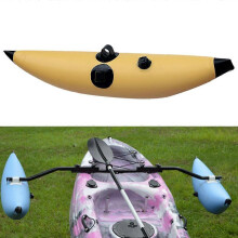 (As show, One size) Inflatable Kayak Outrigger/Stabilizer for Canoe Boat Fishing Standing - Heavy Duty & Durable