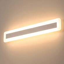 (As show, One size) 14W mirror lamp wall lamp bathroom warm white, modern indoor bathroom lamp bathroom lighting 40CM.