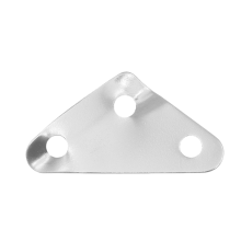 10pcs Outdoor Triangle Buckle Tent Canopy Windbreak Rope Stop Slip Piece Pull Rope Buckle Large Triangle Sheet Adjustment Buckle Silver