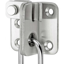 (As show, One size) 2 Packs Flip Latches1.81 x 1.77 Brushed Nickel Stainless Steel Thickened Heavy Duty Hasp barn gate Door Latch Bi-fold Door Lock,Sliding Door Antique L