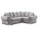 Furniture 786 (2c1 Corner Grey) Verona Scatter Back 1C2/ 2C1 Corner Sofa 1