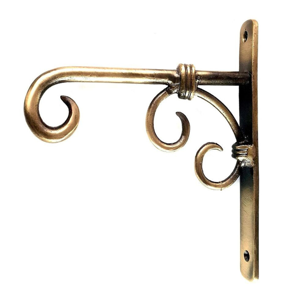 Latest Brass Wall Lantern Hanger, Planter Hangers, Lanterns Wind Chimes Hanging Baskets Ornaments, Brass Hangers For Wall,