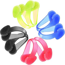 (As show, One size) Swimming Nose Plugs for Kids, Waterproof Silicone Swimming Nose Clip for Adults, Nose Plugs for Training Protector Water Sport Beginners