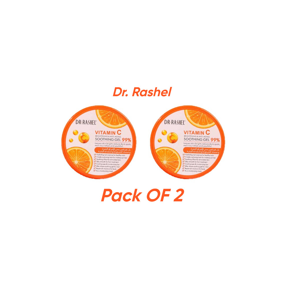 Dark Dr. Rashel Vitamin C Soothing Gel Fade Spot Nourished & Youthful Skin ( Pack Of 2)