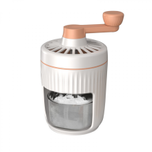 Shaved Ice Machine - Hand Crank Slushie Maker Machine with Free Ice Cube Tray Portable Snow Cone Machine with Stainless Steel Blades for Ice Cream / S
