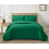 (Green, King) 3 Piece Emboss Bedspread Check Quilted Bedding Set 1