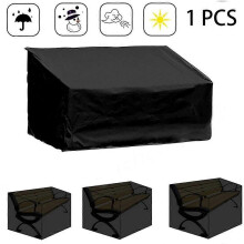 (As show, One size) Outdoor Garden Bench Cover 190x66x89cm, Waterproof 4 Seat Bench Protection Cover with Drawstring, Polyester Fabric Outdoor Bench Seat Cover Furniture