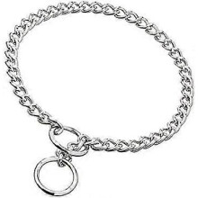 (As show, One size) Collier de dressage pratique en acier inoxydable avec chane mtallique P-lock pour petits, moyens et grands chiens.