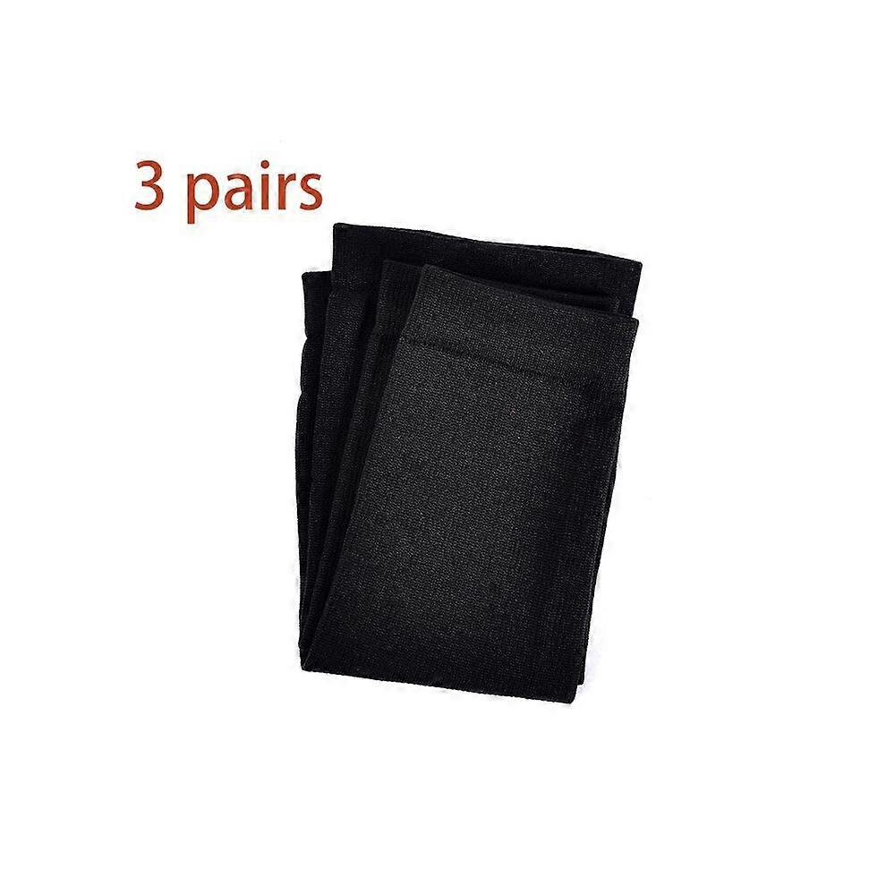(As show, One size) Adult secondary calf sleeve sports knee brace tight calf socks elastic thigh socks fat burning compression socksblack