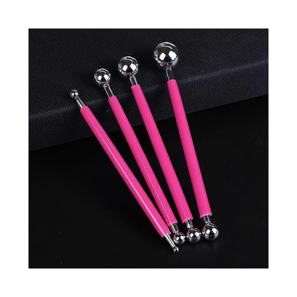 (As show, One size) 4PCS Mandala dot painting tool for painting, best arts and crafts for adults and childrenRose