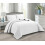 (White, King) 3 Piece Emboss Bedspread Check Quilted Bedding Set 7