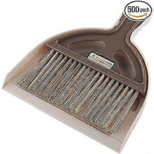 (As show, One size) Hand Broom and Dustpan Set - Mini Dustpan and Mini Hand Whisk Broom Set, Broom Cleaning Set Tool for Table Keyboard Window Gaps Kids Brown