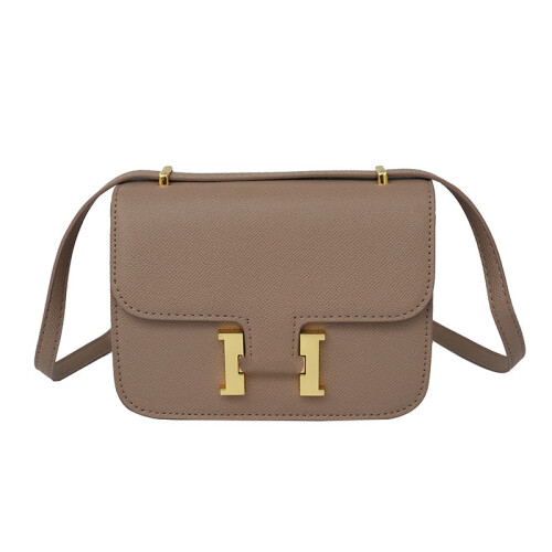 Mini H buckle chain tofu small square bag