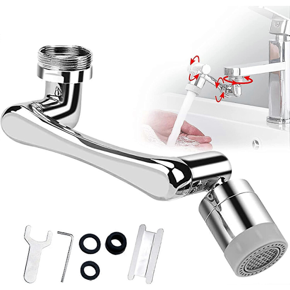(As show, One size) Splash Filter Faucet, Faucet Aerator, Faucet Filter, 1080 Rotatable Faucet Attachment, Faucet Aerator with 2 Spray Modes, Faucets