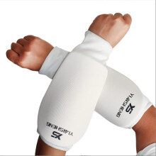 (As show, One size) Taekwondo Cloth Combination Hand Fist/forearm Pads Arm Guards Protector, Martial Arts Mma Karate Sparring Training Elbow Protective Sleeve Gear For Ad